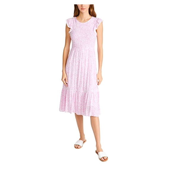NWT Lost + Wander Pink Midi Dress - Picture 5 of 7